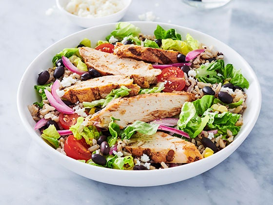 Fajita Baja Bowl featuring Tyson Red Label® Fajita Seasoned Chicken Breast Strips 