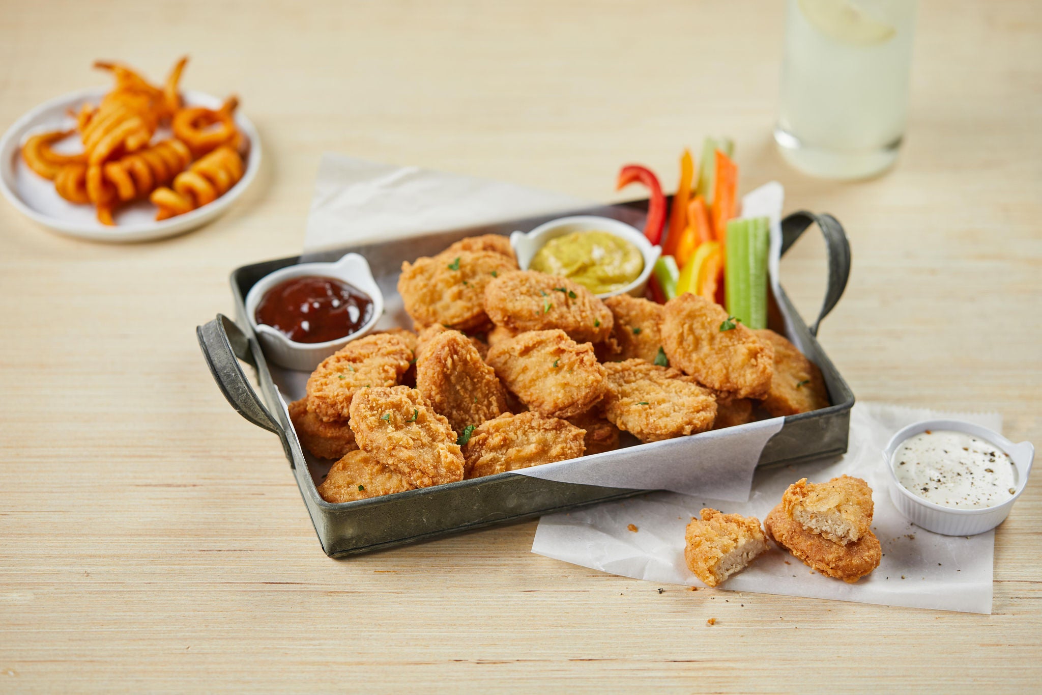 Image of tyson plant based nuggets.