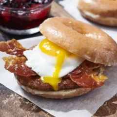 Donut Breakfast Sandwich Recipe