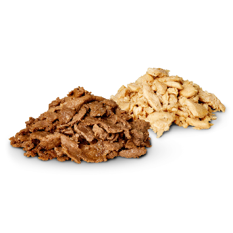 Fully cooked Philly steak beef and chicken
