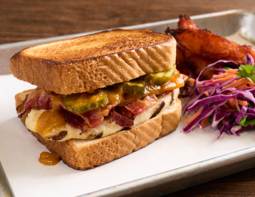Grilled Carolina Gold Chicken Bacon Melt