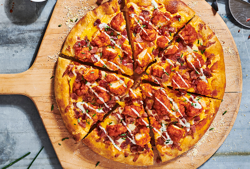 Buffalo chicken pizza