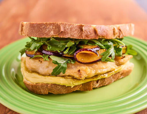 Pistachio Plum Chicken Sandwich