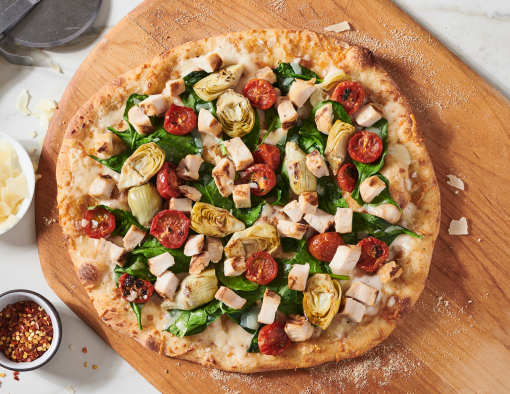 Spinach Artichoke Pizza Recipe