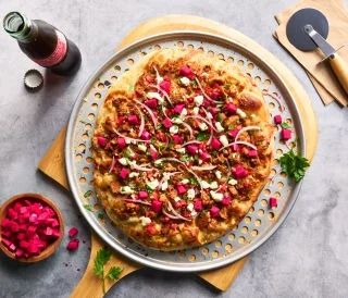 Chicken Shawarma Pizza Recipe