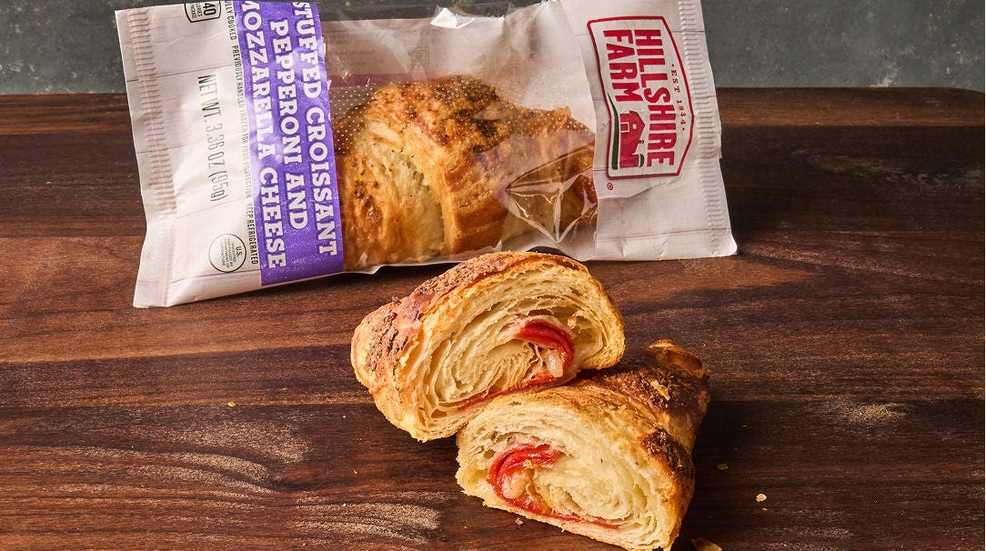 Hillshire Farm stuffed croissant