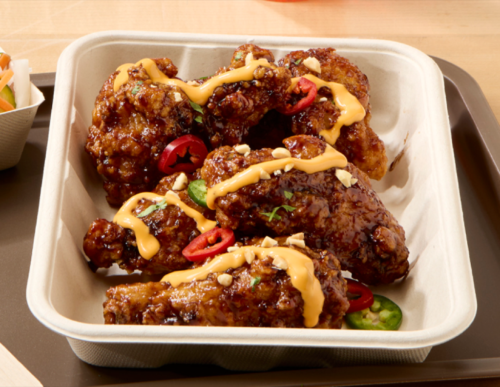 Fully Cooked Crispy Battered Chicken Wing Sections
