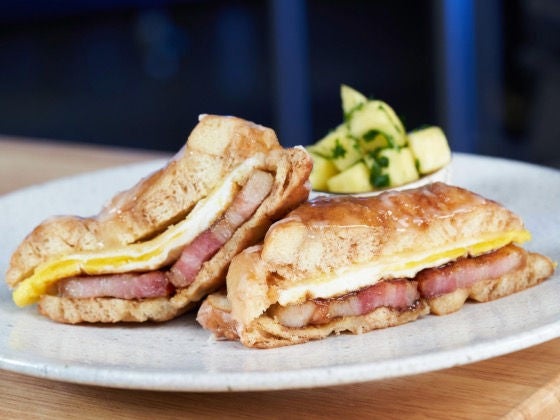 Apple Fritter Breakfast Sandwich Recipe