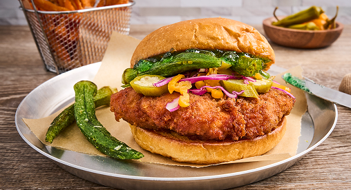 Southern Heat Breaded Chicken Sandwich