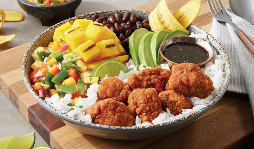 Caribbean Spicy Chicken bowl