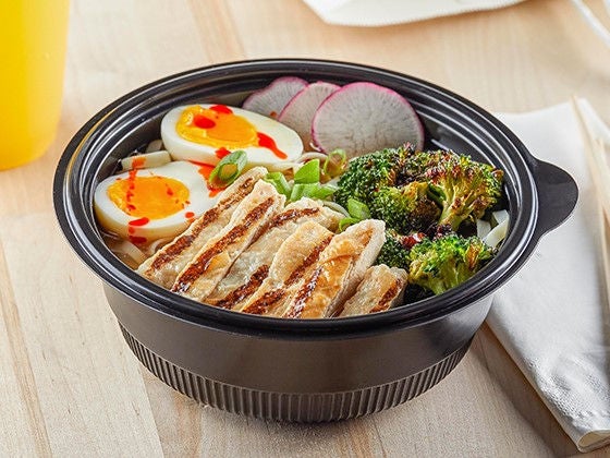 Chicken Ramen Broth Bowl featuring Tyson Red Label® Grilled Chicken Breast Strips