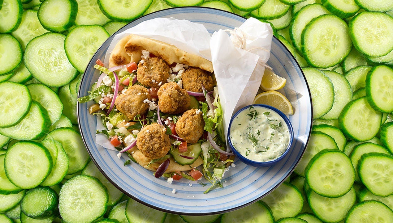 Greek Beef Bite Wrap