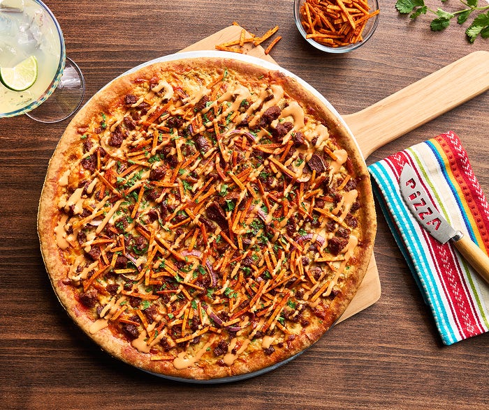 Chorizo Con Papas Pizza