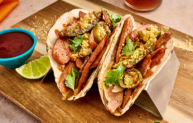 Texas BBQ Smoked Sausage Tacos 