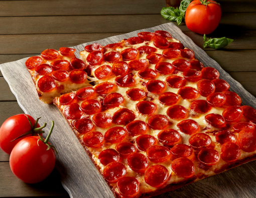 Detroit-Style Cupping Pepperoni Pizza Recipe