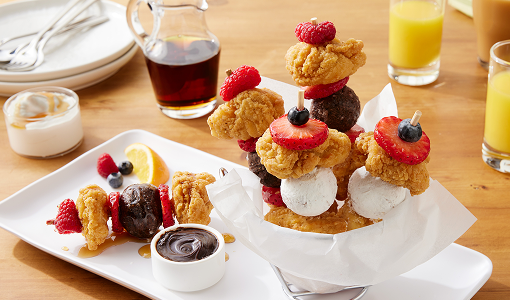 Chicken & Donuts appetizer