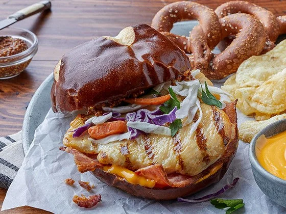 Beer Cheese Grilled Chicken Sandwich Recipe