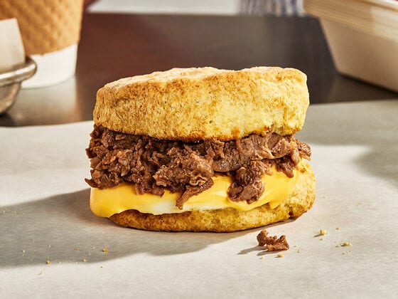 Breakfast Steak Biscuits Recipe
