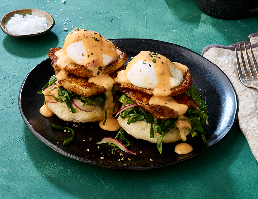 Southern Pork Benedict
