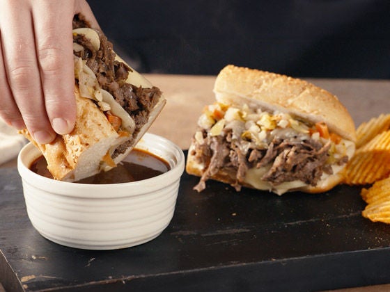 Image of Italian Beef Sandwich.